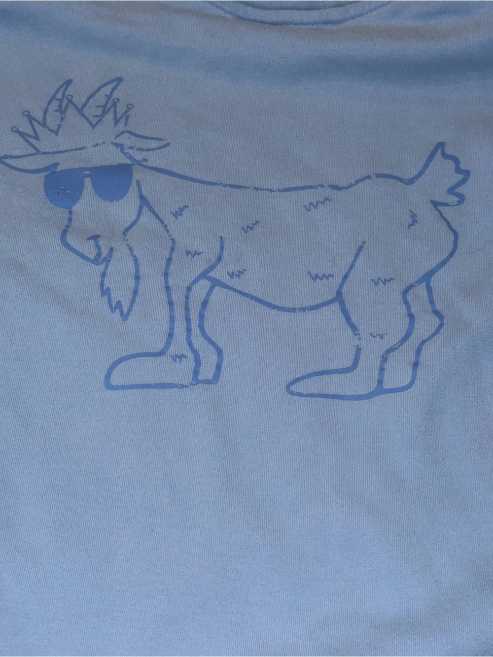 Light Blue Crewneck Hoodie Sweater - GOAT USA
